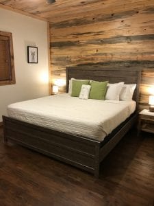 wolf's ridge cabin bedroom