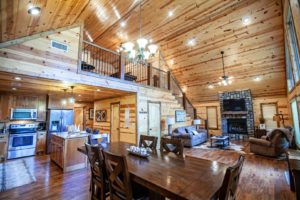 5-S Cabin is the perfect pet friendly cabin rental for families staying in Broken Bow, Oklahoma