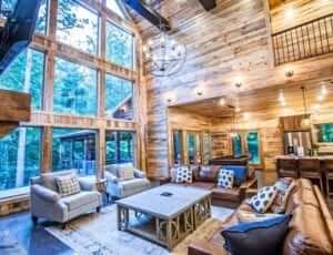 A Blue Beaver luxury cabin is the perfect place to relax after exploring the things to do in Broken Bow